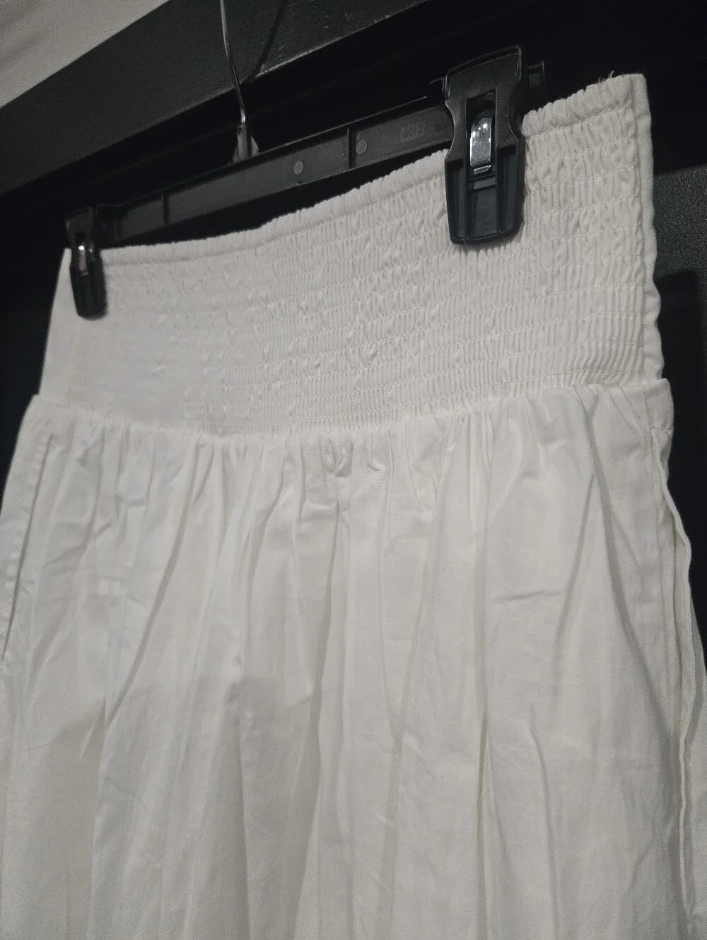 Nwt Free People Balloon Midi Skirt High Rise Medium Nwt White